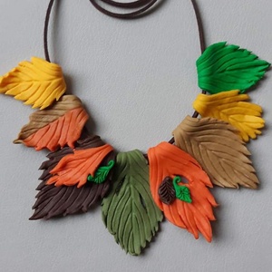 Őszi avar - ékszer - nyaklánc - Meska.hu