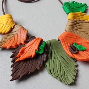 Őszi avar - ékszer - nyaklánc - Meska.hu