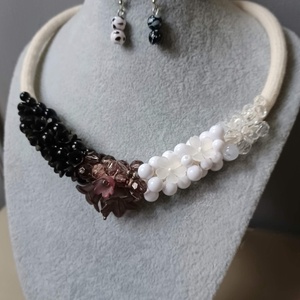 Black and white - ékszer - ékszerszett - Meska.hu