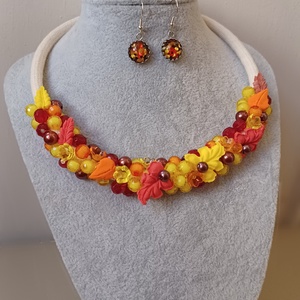 Őszi avar - ékszer - ékszerszett - Meska.hu