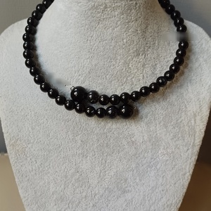 Nyaktekercs  - ékszer - nyaklánc - gyöngyös nyaklánc - Meska.hu