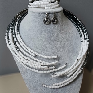 Nyaktekercs szett - ékszer - ékszerszett - Meska.hu