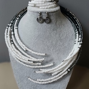 Nyaktekercs szett - ékszer - ékszerszett - Meska.hu