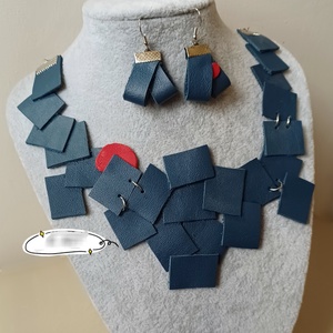 Dögös bőrös - ékszer - ékszerszett - Meska.hu