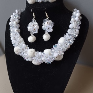 Jégvirág - ékszer - ékszerszett - Meska.hu