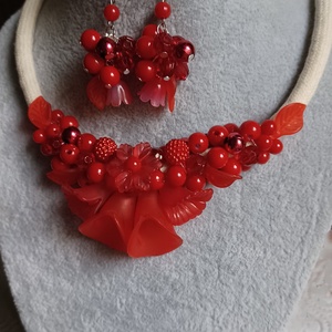 szerelmes harangvirág - ékszer - ékszerszett - Meska.hu