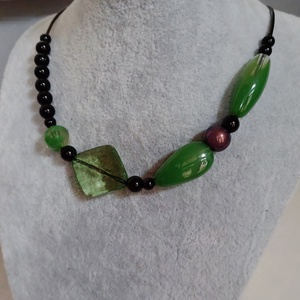 minimál zöldben - ékszer - ékszerszett - Meska.hu