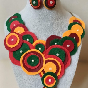 tarka galaxys, Ékszer, Ékszerszett, Varrás, MESKA