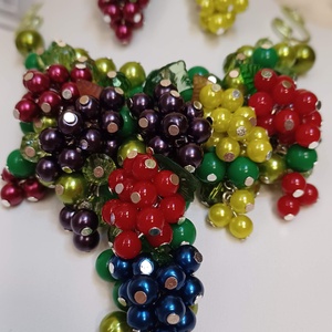 Szőlőlugas - ékszer - ékszerszett - Meska.hu