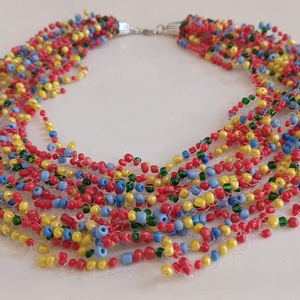 sziporka - ékszer - nyaklánc - gyöngyös nyaklánc - Meska.hu