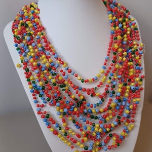 sziporka - ékszer - nyaklánc - gyöngyös nyaklánc - Meska.hu