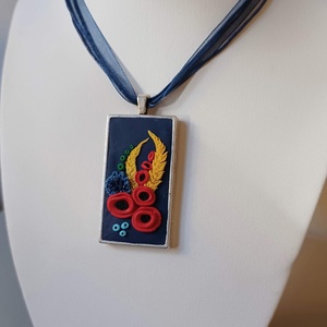 Újragondolt bujáki színek - ékszer - nyaklánc - medálos nyaklánc - Meska.hu