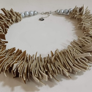 Bőrben.. - ékszer - nyaklánc - medál nélküli nyaklánc - Meska.hu