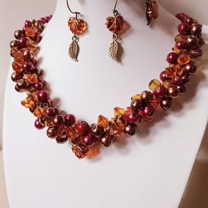 Mézelő gyöngykavalkád  - ékszer - ékszerszett - Meska.hu