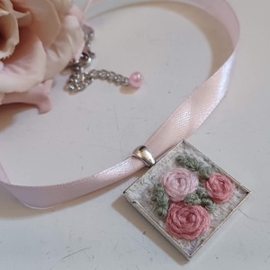 Rózsacsokor  - ékszer - nyaklánc - medálos nyaklánc - Meska.hu