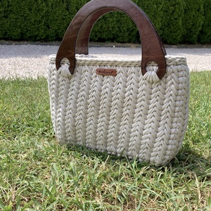 Horgolt, füles táska - Meska.hu