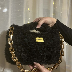 Horgolt szőrmés táska, Táska & Tok, Kézitáska & válltáska, Alkalmi táska, Horgolás, MESKA