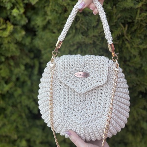 Horgolt táska, Táska & Tok, Kézitáska & válltáska, Alkalmi táska, Horgolás, MESKA