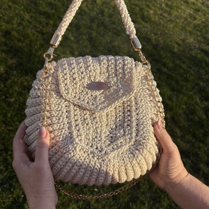 Horgolt táska - táska & tok - kézitáska & válltáska - alkalmi táska - Meska.hu