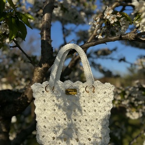Csipkés táska, Táska & Tok, Kézitáska & válltáska, Alkalmi táska, Horgolás, MESKA