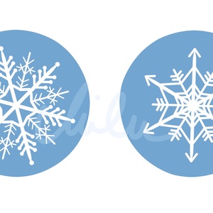 Hópelyhes  fülbevaló - ékszer - fülbevaló - lógó fülbevaló - Meska.hu