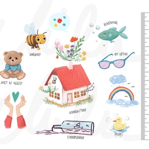 Vidám matricák üzenettel, Otthon & Életmód, Papír, írószer, Matrica, matrica csomag, Fotó, grafika, rajz, illusztráció, MESKA