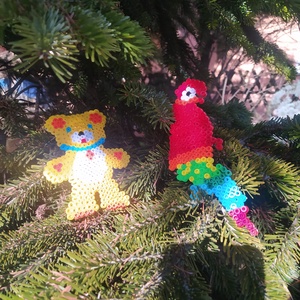 Különleges állatok - vasalható gyöngy  - otthon & életmód - dekoráció - dísztárgy - Meska.hu