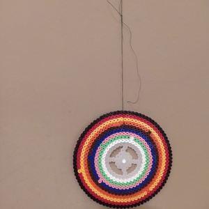 Díszes felakasztható mandala, Otthon & Életmód, Dekoráció, Spiritualitás, Mandala, Gyöngyfűzés, gyöngyhímzés, MESKA