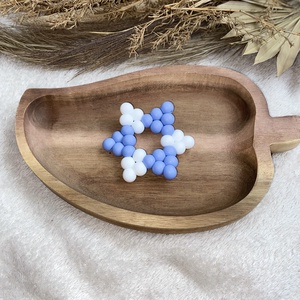 Csillag rágóka, Baba - mama, Baba játékok, Rágóka, Csomózás, Gyöngyfűzés, gyöngyhímzés, MESKA