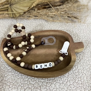 Macis cumi-és rágcsalánc, Baba - mama, Baba játékok, Cumilánc, Csomózás, Gyöngyfűzés, gyöngyhímzés, MESKA