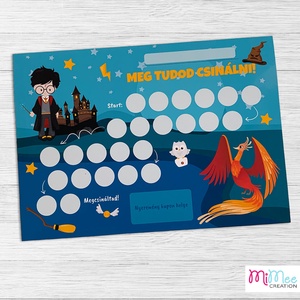Harry Potter stílusú ösztönző mágnestábla gyerekeknek - Meska.hu