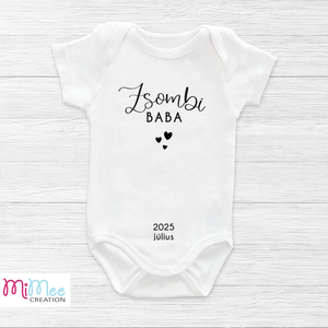 Baba neves baba bejelentő body, feliratos baba body - baba - mama - babaruházat - baba body - Meska.hu