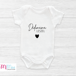Dédszülős baba érkezést bejelentő, baba bejelentő body - ruha & divat - babaruha & gyerekruha - body - Meska.hu