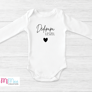 Dédszülős baba érkezést bejelentő, baba bejelentő body - ruha & divat - babaruha & gyerekruha - body - Meska.hu