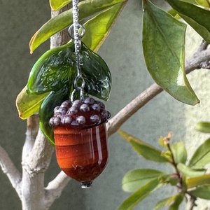 Makkos ezüst fülbevaló - ékszer - fülbevaló - lógó fülbevaló - Meska.hu