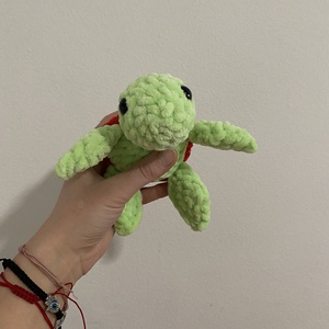 Horgolt teknős béka  - játék & sport - plüssállat & játékfigura - teknős - Meska.hu