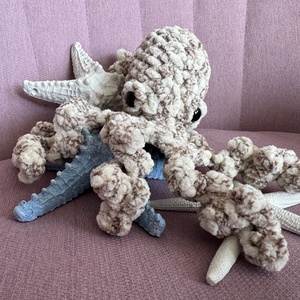 Horgolt puha polip - Meska.hu