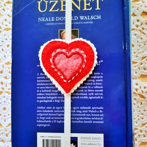 szivecske könyvjelző - otthon & életmód - papír, írószer - Meska.hu