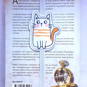 Kedves cica könyvjelző 2. - könyv & zene - könyvjelző - Meska.hu