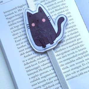 Kedves cica könyvjelző 3. - könyv & zene - könyvjelző - Meska.hu