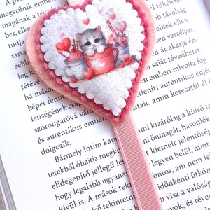 Könyvjelző cicásoknak.4. - könyv & zene - könyvjelző - Meska.hu