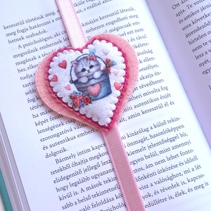 Könyvjelző cicásoknak.5. - könyv & zene - könyvjelző - Meska.hu