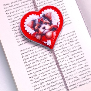 Yorki könyvjelző - könyv & zene - könyvjelző - Meska.hu