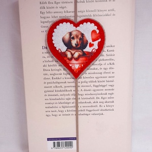 Tacskó könyvjelző , Könyv & Zene, Könyvjelző, Varrás, MESKA