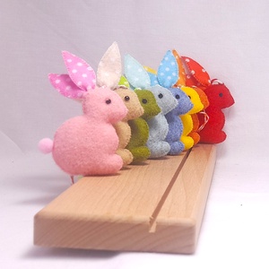 Pöttyösfülü húsvéti nyuszik. - otthon & életmód - dekoráció - fali és függő dekoráció - függődísz - Meska.hu