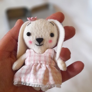 Filc Zsebnyuszi . - játék & sport - plüssállat & játékfigura - nyuszi - Meska.hu