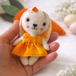 Filc nyuszi répalakban ., Játék & Sport, Plüssállat & Játékfigura, Nyuszi, Varrás, MESKA