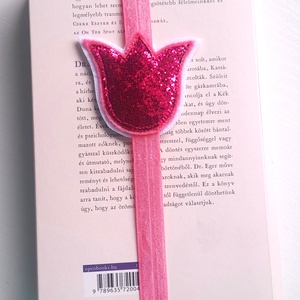 Pink Tulipán Könyvjelző . - könyv & zene - könyvjelző - Meska.hu