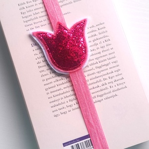 Pink Tulipán Könyvjelző . - könyv & zene - könyvjelző - Meska.hu