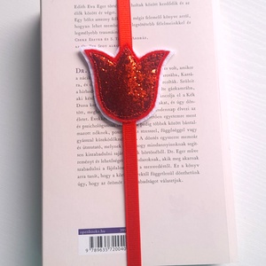Piros Tulipán Könyvjelző . - Meska.hu